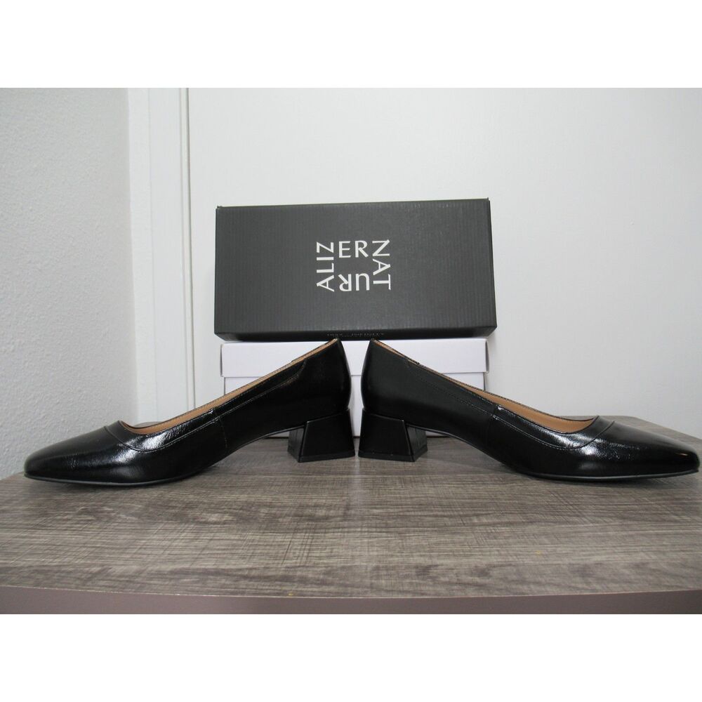 Naturalizer Huntley Black Block Heel Dress Pump Size 8